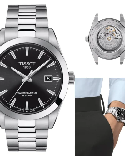 Tissot T127.407.11.051.00 Gentleman Powermatic 80 Acciaio