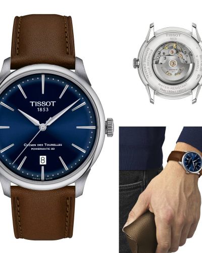 Tissot Chemin des Tourelles T139.807.16.041.00 39mm Powermatic 80
