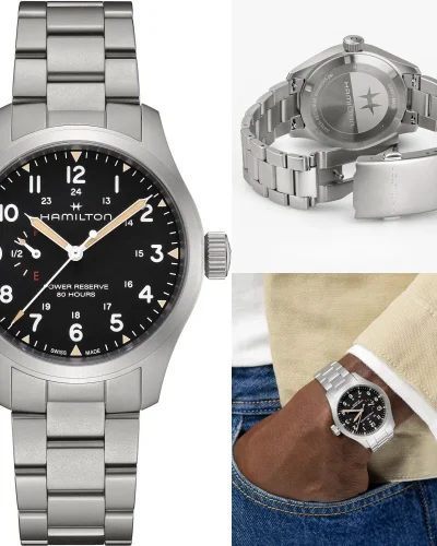 Hamilton Khaki Field Mechanical 69509130 Power Reserve