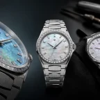 Venezianico Arsenale Moissanite con moissaniti baguette incastonate nella lunetta e nel bracciale integrato